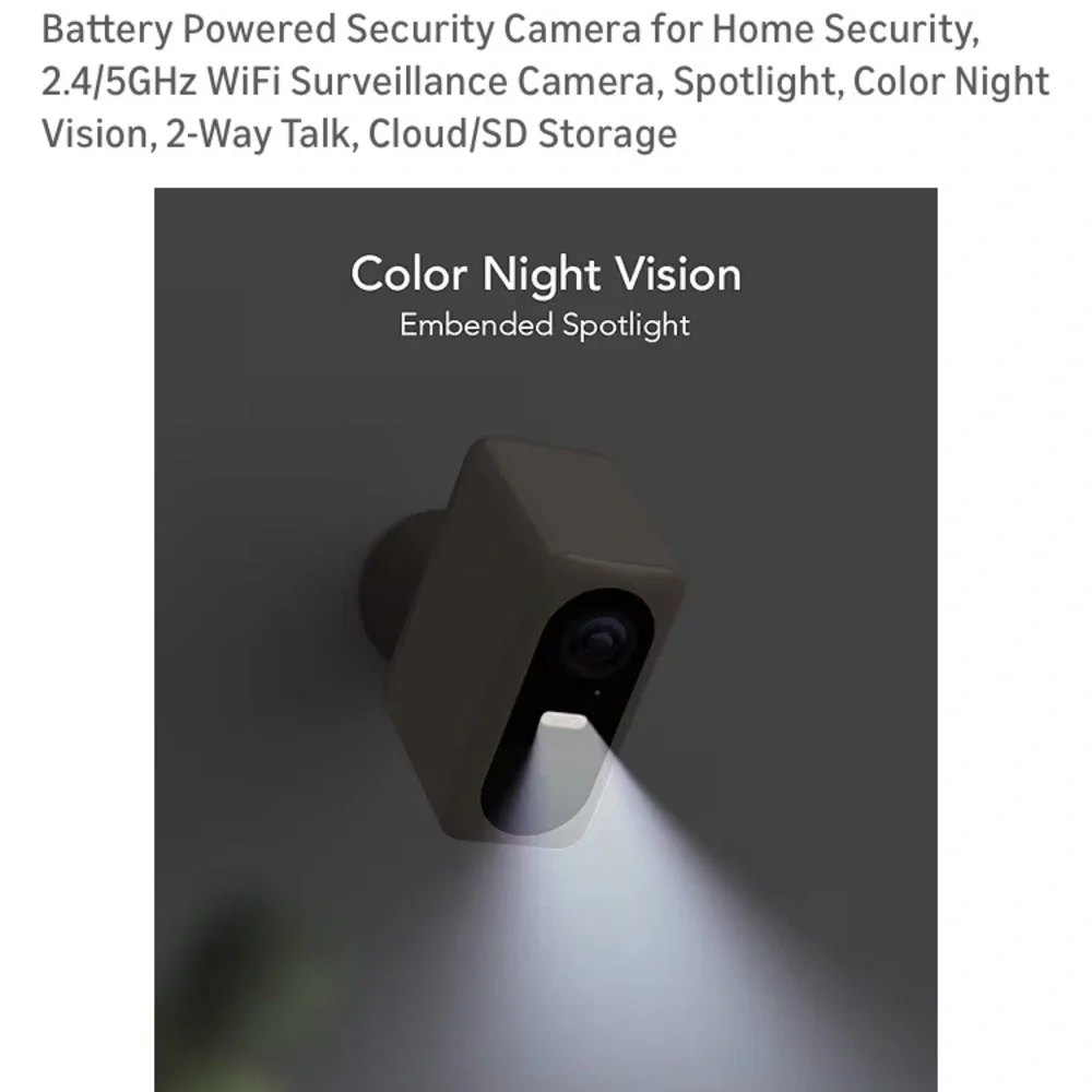 Nooie Tan WiFi Surveillance Camera